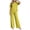 Green-AnuYalue Pajamas, variant on AnuYalue 2 Piece Pajama Sets for Women Dressy Casual Short Sleeve Tops Wide Leg Pants Loungewear Set Solid Travel Outfits