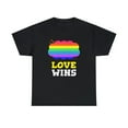 thumbnail image 3 of Love Wins LGBT Lesbian Gay Pride Month Rainbow Transgender Plus Size Shirts for Women, 3 of 8