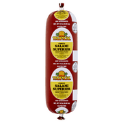 Tropical Pork Salami Superior 14oz, Smoked Cooked, Vacuum Sealed