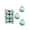 Mint Green 6-Piece Set, variant on Christmas Ball Ornament 3.94in 6-Piece Set Mint Green Textured for Tree