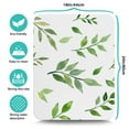 thumbnail image 2 of Large 18x24 Dish Drying Mat with Beautiful Sage Green Leaf Design - High Absorbency Microfiber Mat for Kitchen Counter, 2 of 7