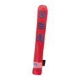 thumbnail image 1 of Funda de PU para palos de golf, funda bordada, forro interior de felpa, palo de alineación rojo azul Cola Cubierta de palos de alineación, 1 of 6