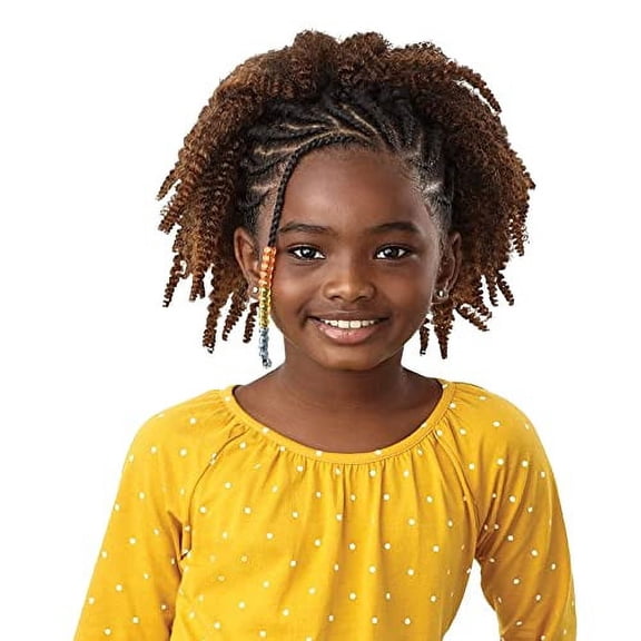 In Addition To Braids In Addition To X-Press Lil Looks Hook Braid 3X Springy Afro 10 '' (3-Pack, 2)