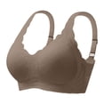 thumbnail image 4 of Women Comfort Plus Size Unpadded Lace Underwear Adjustable Breathable Underwire Bra, 4 of 5