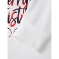 thumbnail image 4 of Christmas Family Matching Pajamas Set Print Long Sleeve Tops, Plaid Pants, 4 of 9