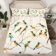 thumbnail image 2 of Erosebridal Bird Kingfisher Bed Sheets Full, Wild Animal Bedding, Ultra Soft, 2 of 6