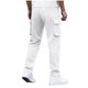 thumbnail image 5 of Ceisia Men's All-Season Solid Color Outdoor Gift Workwear Pants Multi-Pocket Elastic Drawstring Waist Breathable for Casual F itness Daily Wear, 5 of 9