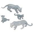 thumbnail image 1 of 4Pcs Cheetah Toy Model Vivid Details Lifelike Improves Cognition Cheetah Family Model for Home Decor Gifts Teaching Aids, 1 of 4
