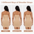 thumbnail image 3 of COMFREE Strapless Shapewear Slips for Women Under Dresses Tummy Control Slip Body Shaper Seamless, 3 of 6