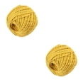 thumbnail image 2 of Inteprter Cotton Thread Weave Socks Clothes Clothing Practicing Wires Rope Colored Teaching Prop Tool Sewing for Beginners DIY Ropes amarillo 2piezas, 2 of 6