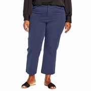 Banana Republic Ladies' Size 12 Slim-Straight Capri Pant, Navy (Isola Nights)