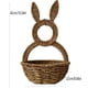 thumbnail image 3 of Cesta Cesta de conejito de Pascua para colgar en la pared, para decoración de interiores y exteriores, con diseño abierto y sin forro. Rkxzt, 3 of 9