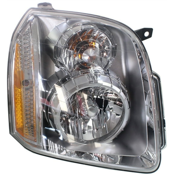 Headlight Compatible With 2007-2014 GMC Yukon XL 1500 Right Passenger Halogen With bulb(s)