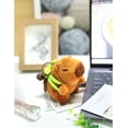 thumbnail image 3 of Capybara Plush Keychain Cute Capybara Stuffed Animal Soft Plush Key Chain Adults Christmas Birthday Gifts for Men Women, 3 of 7