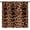 Leopard Skin -4, variant on Abstract Leopard Curtains, Tropical Natural Brown Palm Leaves Camouflage Animal Skin Print Blackout Window Drapes for Kitchen Bedroom Livingroom, 42" W X 63" L