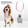 thumbnail image 4 of (30+7 cm, amarillo) Collar para mascotas Collar para mascotas con campana ajustable Moda Lindo Perros Gatos Collar Aleación PU Azul Rojo Rosa Negro Suministros para mascotas, 4 of 5