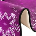 thumbnail image 6 of SKYSONIC 2X6 Feet Snowfall Christmas Tree Runner Rug with Rubber Backing, Purple Snowflakes Non Slip Entryway Rug Runner Washable Soft Area Rug Carpet for Hallway Bedroom Kitchen Decor, 6 of 6