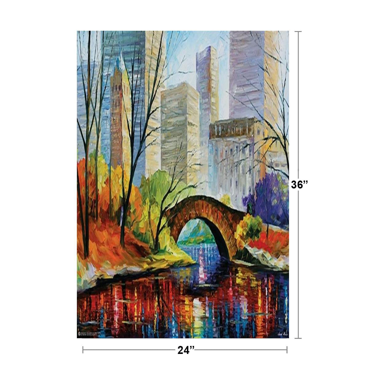24x36 NEW YORK CITY NYC 11585 CENTRAL PARK LEONID AFREMOV ART POSTER 