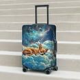 thumbnail image 5 of Travel Luggage Cover Protector - Artistic Starry Sky Cloud Dog Anti-Scratch Suitcase Covers Fits 18-32 Inch Luggage, 5 of 5