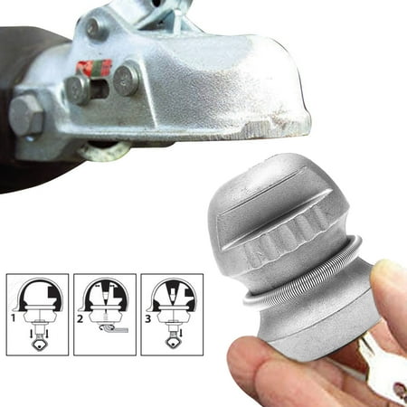 Trailer Anti Theft - Zinc Alloy Trailer Coupling Hitch Caravan Lock 50mm Ball Lock Tow Caravan Anti-theft Device