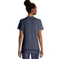 thumbnail image 3 of GDH125 Hanes ComfortWash Ladies' V-Neck T-Shirt Anchor Slate XL, 3 of 3