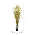 thumbnail image 4 of Vickerman 6' Artificial Yellow Blossom Tree., 4 of 5