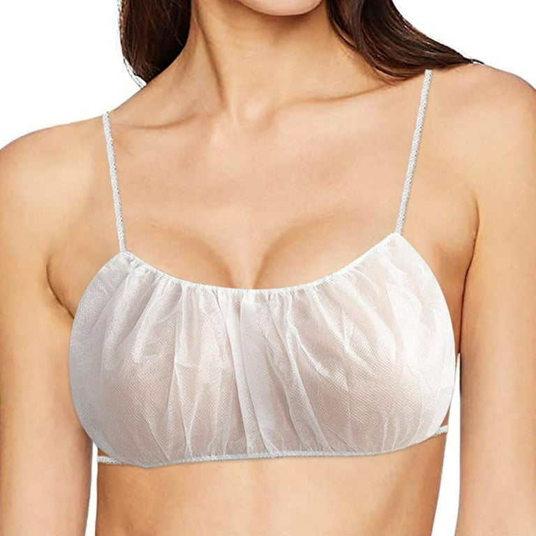 zttd women's disposable bras disposable spa top underwear