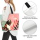 thumbnail image 3 of Fotbe Colorful Cat With Flowers Bolsa Tote Estética de Lona con Estampado para Mujer - Bolsa Reutilizable de Hombro Casual para Vacaciones, Compras, Trabajo y Gimnasio, 3 of 8