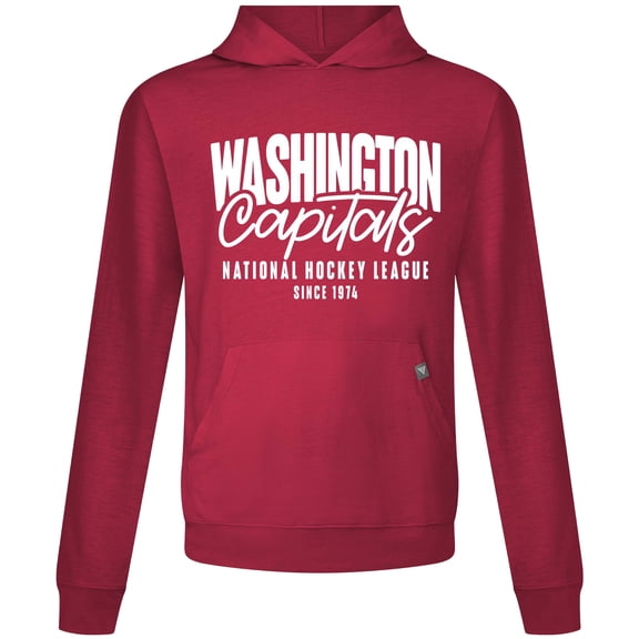 Men's Levelwear  Red Washington Capitals Relay Response Pullover Hoodie