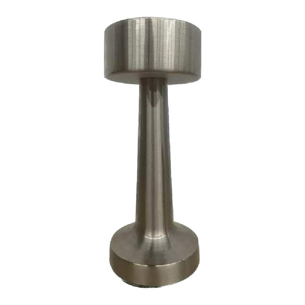 Lámpara Mesa LED Portátil Recargable Luz Blanca Atenuable Plata Tecnolite