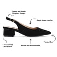 thumbnail image 6 of Journee Collection Womens Sylvia Wide Width Sling Back Covered Block Heel Pumps, 6 of 7