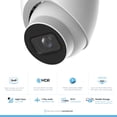 thumbnail image 4 of Amcrest 5MP Security Camera System, 4K 8CH PoE NVR, (4) x 5-Megapixel 2.8mm Wide Lens Weatherproof Metal Turret PoE IP Cameras, Built in Mic, Hard Drive Not Included, NV4108E-IP5M-T1179EW4 (White), 4 of 6