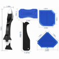 thumbnail image 2 of Embout de Calfeutrage en Silicone 3 en 1 (Acier Inoxydable) Grattoir Scellant Outil de Finition Réutilisable 5 Embouts en Silicone Excellent Outil pour Joints d'Évier de Cuisine et de Salle de Bain, 2 of 5