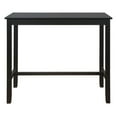 thumbnail image 3 of Riverbay Furniture 42" Wood Bar Height Pub Table in Black, 3 of 9
