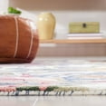 thumbnail image 4 of SAFAVIEH Blossom Ewart Floral Area Rug, Ivory/Blue, 6' x 6' Round, 4 of 8