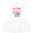 White and Pink, variant on Inktastic Cupid is Promoting Me to Big Sister Girls Toddler Dress