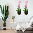 thumbnail image 3 of 4 Pcs Orchid Hanging Planter Orchid Hanging Basket Hanging Orchid Planter Hanging Orchid Basket with Metal Hook Bird Nest Style Plant Hangers for Trellis & Gazebo Indoor Outdoor Small Flower Planter, 3 of 7