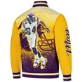 thumbnail image 3 of Men's Mitchell & Ness Randy Moss Purple Minnesota Vikings Retired Player Satin Full-Zip Jacket, 3 of 3