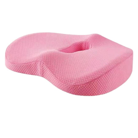 

Premium Soft Hip Support Pillow Memory Foam Massage Chair Mat for Home Cherry Blossom Pink