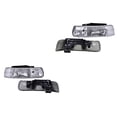 thumbnail image 1 of Par de Faros Chevrolet Silverado 1999 A 2002 DEPO, 1 of 4