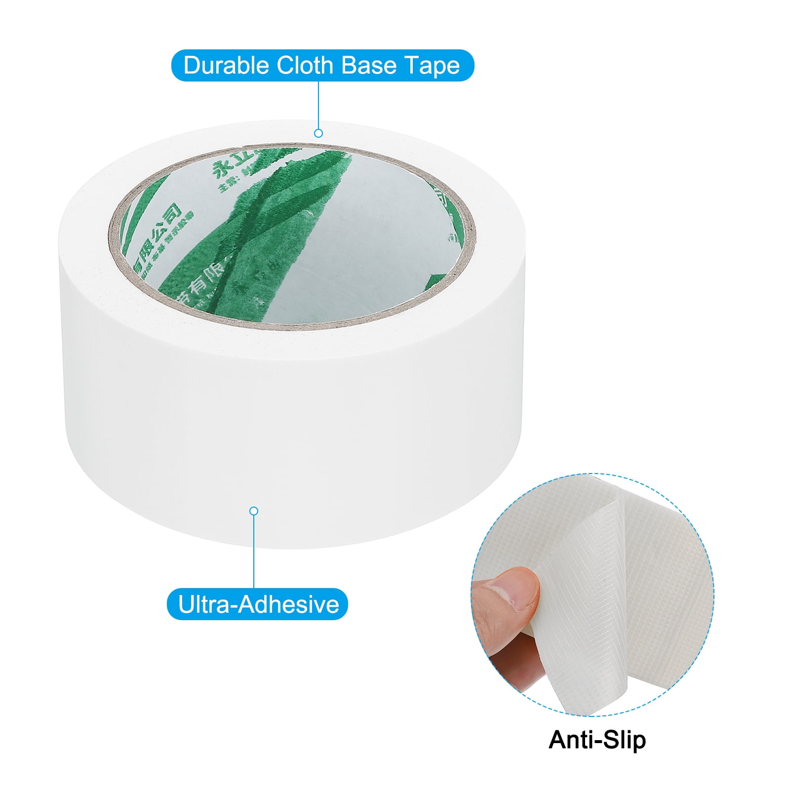 Uxcell Pickleball Ball Court Marking Tape 66ft, Marking Edge Guard Ultra-Adhesive Tape, White 4 Pcs