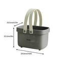 thumbnail image 3 of Kraoden Portable Shower Caddy Bath Basket, Multifunctional ABS Storage for Bathroom Supplies with Clear Labeling and Easy Carry Handle, Ideal for Shampoo, Towels, and Toiletries, 3 of 6