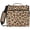Brown Leopard Print Pattern, variant on Zipper Binder with Shoulder Strap 2 inch 3 Ring Waterproof File Folder Organizer Bag 500 Sheet Brown Leopard Print Pattern