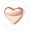 04. Rose Gold, variant on 925 Sterling Silver Heart Stud Earrings for Women, Hypoallergenic Love Heart Earrings Sensitive Ears, Birthday Valentine Gift for Her Mom