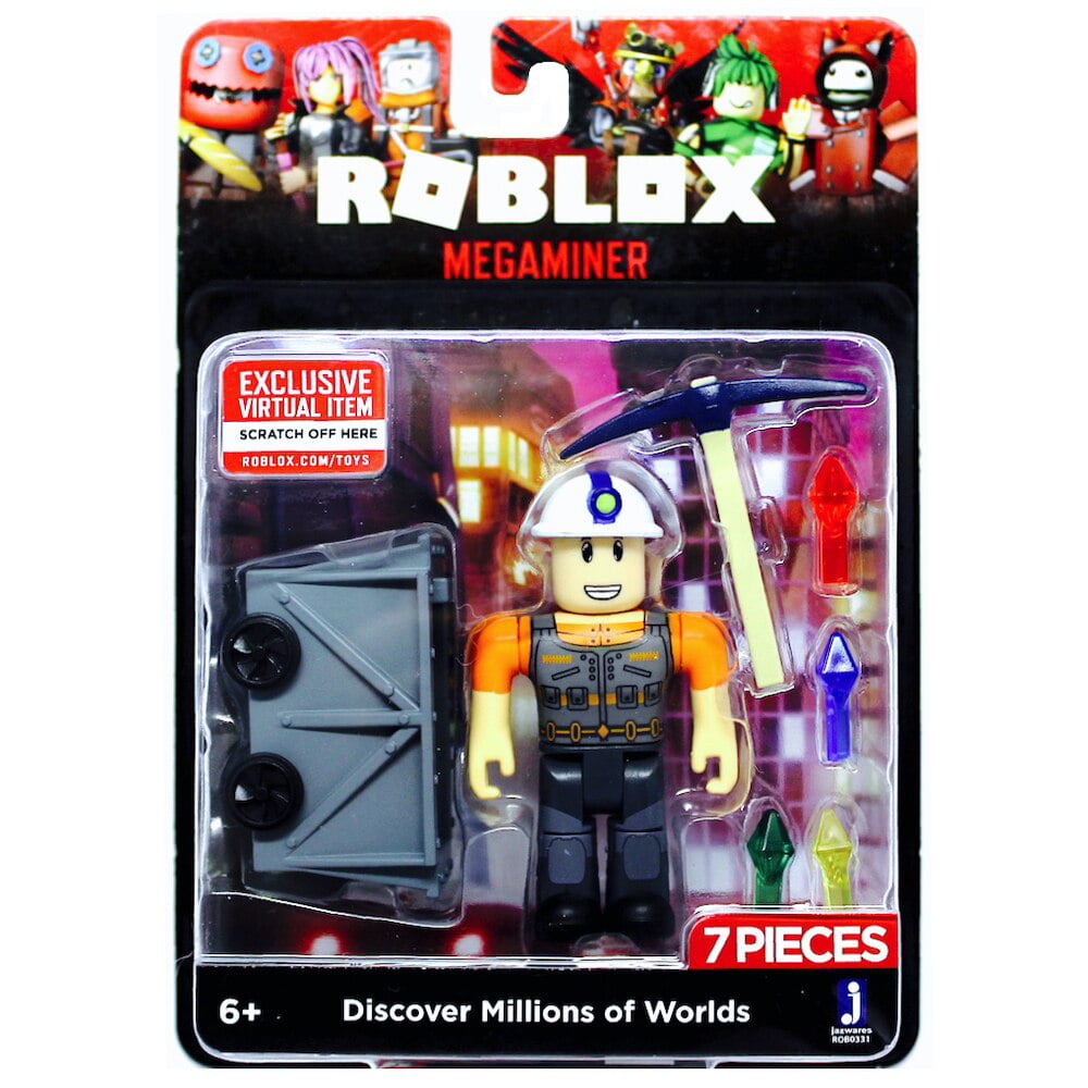 Roblox Megaminer Figure W8 Walmart Com Walmart Com - pictures of roblox characters with braces