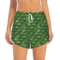 thumbnail image 2 of Balery Cactus 3 Pantalones cortos deportivos para mujer con forro y dos bolsillos, elásticos, para entrenamiento, gimnasio, yoga-Large, 2 of 7