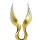thumbnail image 5 of Estatua de alas de águila/ángel Escultura de resina Figura Dapeng Adorno extendido para El 105x3x15cm los 7x3x15cm, 5 of 6