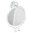 thumbnail image 3 of iDesign Power Lock Suction Shower Shaving Mirror with Razor Holder, 6" x 2" x 7", 3 of 5