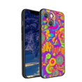 thumbnail image 1 of Compatible with iPhone 13 Phone Case, Abstract-Psychedelia-Hippie-13 Case Silicone Protective for Teen Girl Boy Case for iPhone 13, 1 of 1