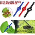 thumbnail image 4 of Plastic Edger Blade,10 pcs,Replace For Cordless Grass Trimmer Tool Set(Blue, 4 of 5